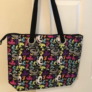 Disney- Mickey Mouse Multi-Colored Tote Bag